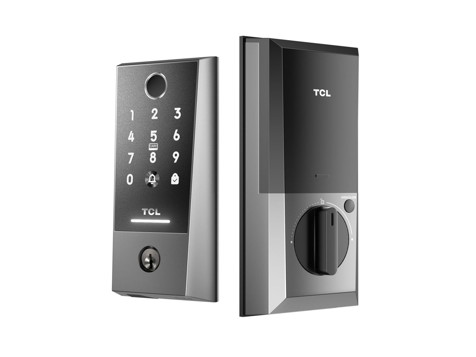 TCL Smart Door Knob Lock K1 - Fingerprint, Keyless Entry, App Control, Auto Lock For Bedroom, Home, Office