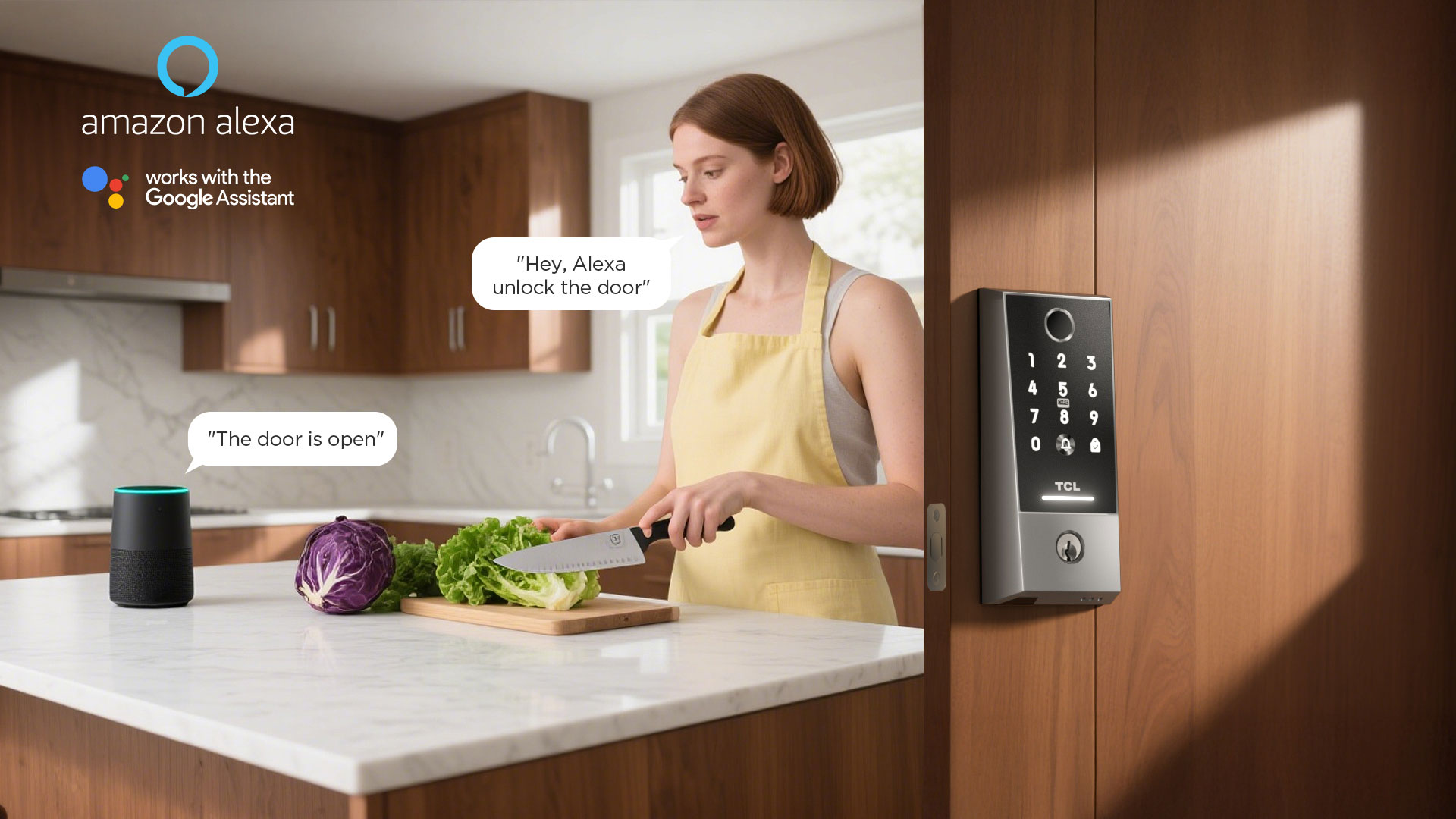 TCL D2 Plus Smart Lock Works with Alexa/ Google Assistant