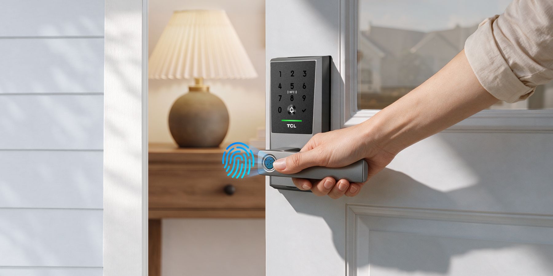 TCL K1 Fingerprint Smart Door Auto Lock 0.3s Fingerprint Unlock
