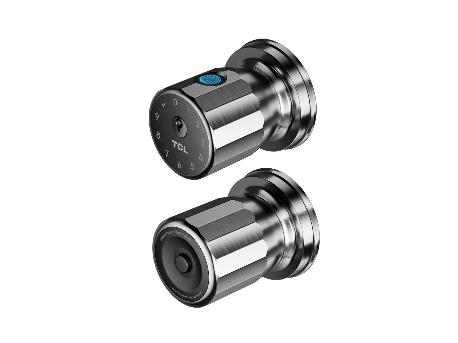 TCL Smart Door Knob Lock K1 - Fingerprint, Keyless Entry, App Control, Auto Lock For Bedroom, Home, Office