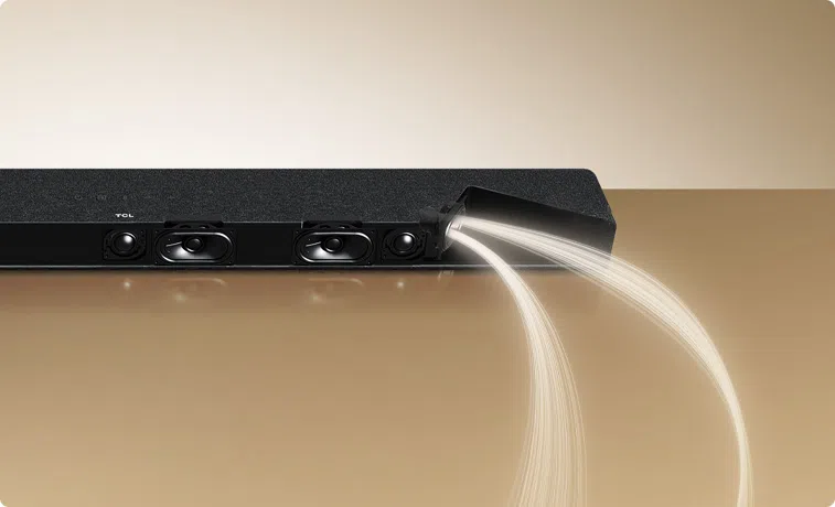2022 second generation.jpg?t=1739931482392&w=379&webp=true&dpr=1 TCL 5.1CH 580 Watts High-end Home Theater Soundbar with Dolby Atmos, DTS:X, Ray Danz Technology, Wireless Subwoofer (Q65H) 2nd Generation Widen the horizontal and vertical soundstage