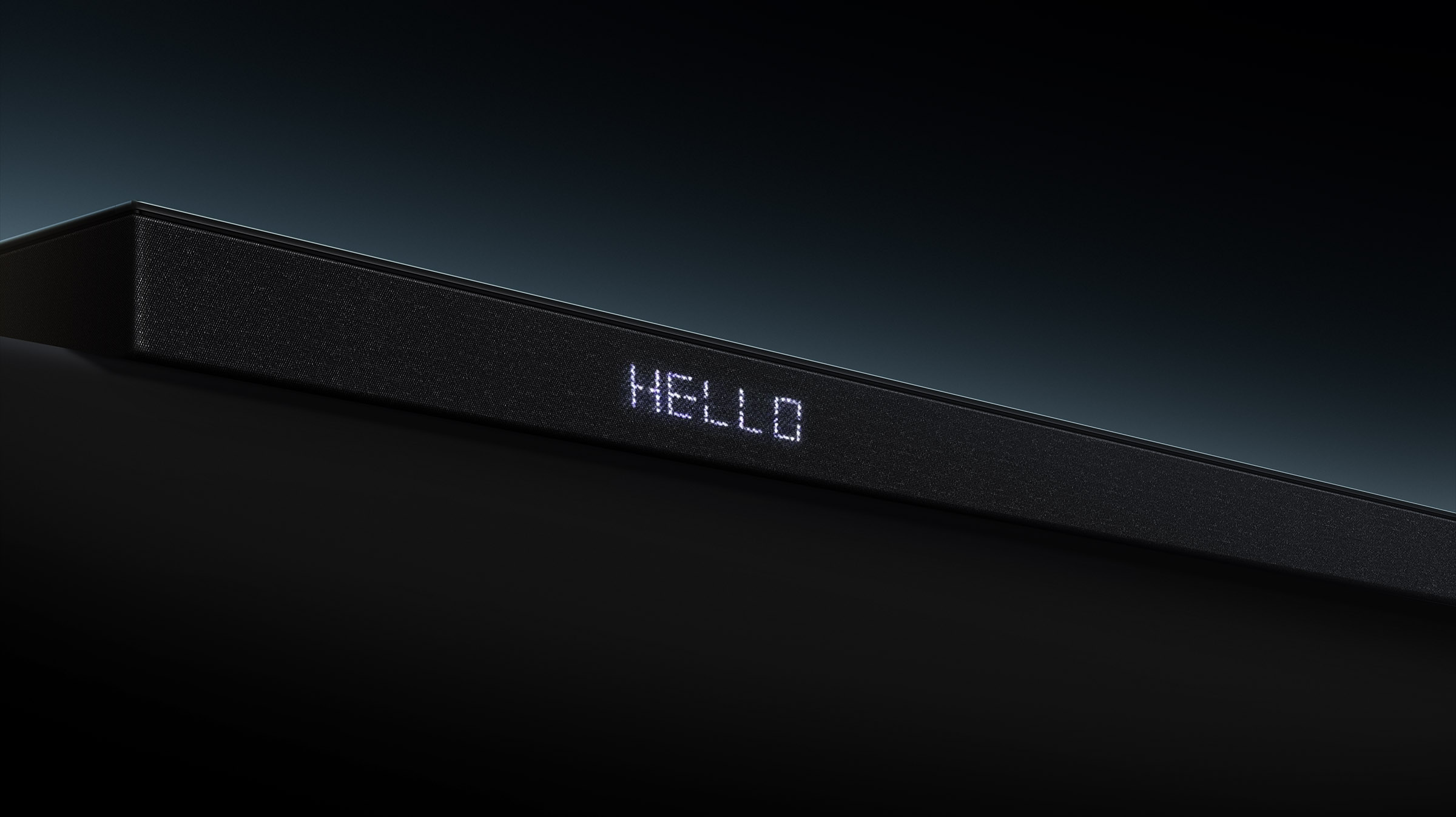 Q75H Soundbar Smart display screen