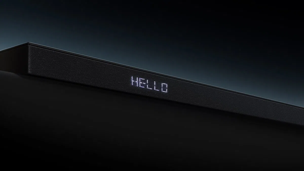 Q75H Soundbar Smart display screen