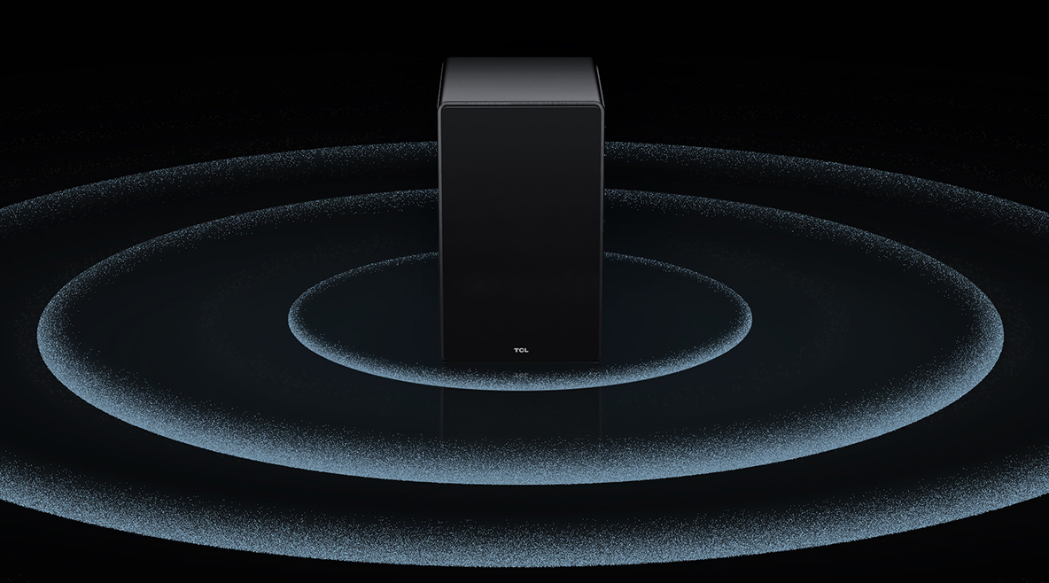 TCL Q75H Soundbar Personalized bass adjustment