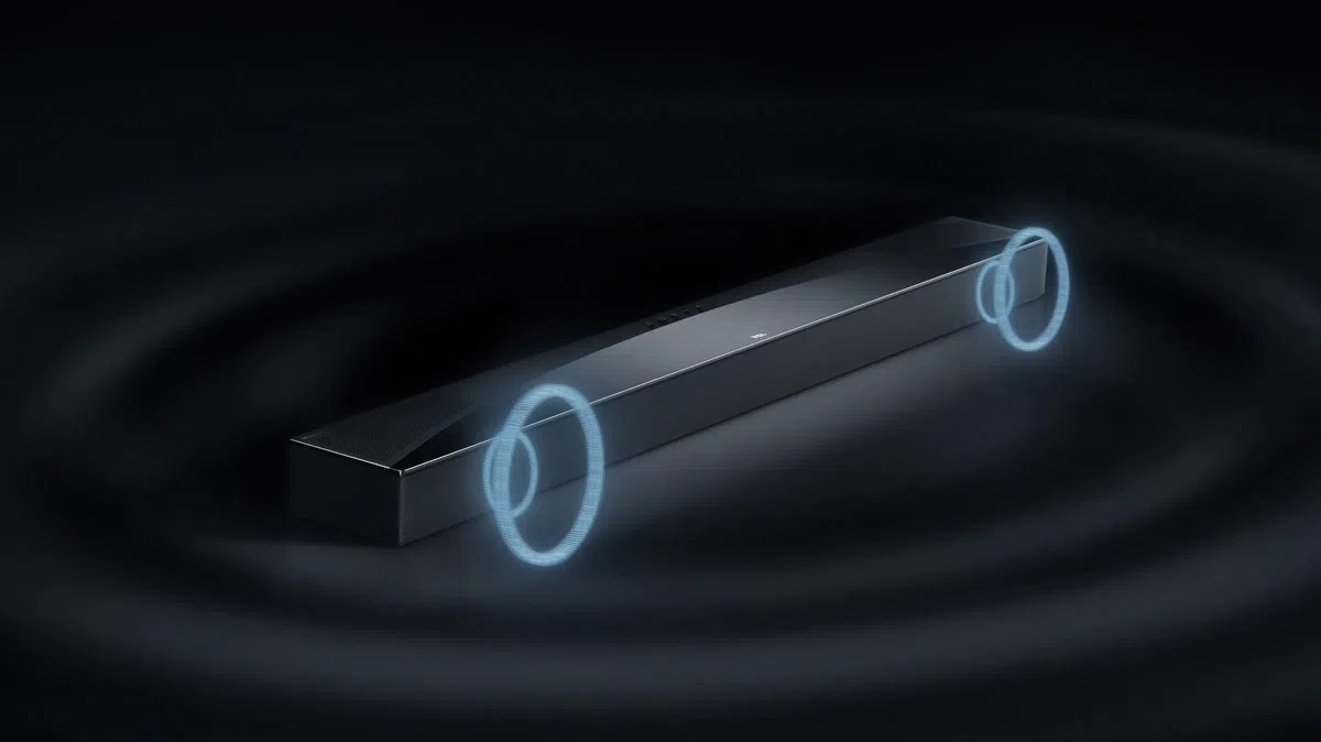 TCL Q75H Soundbar Wide-range high-frequency enhancement unit