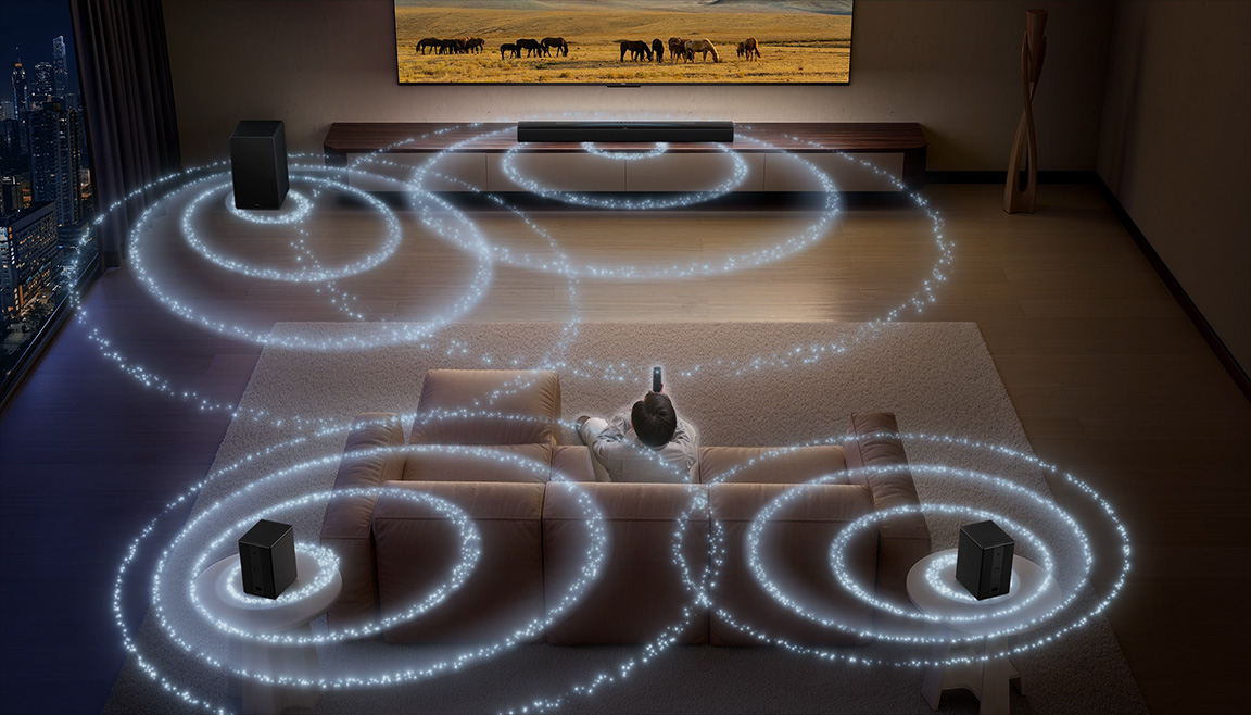 TCL Q85H Sound field adaptive