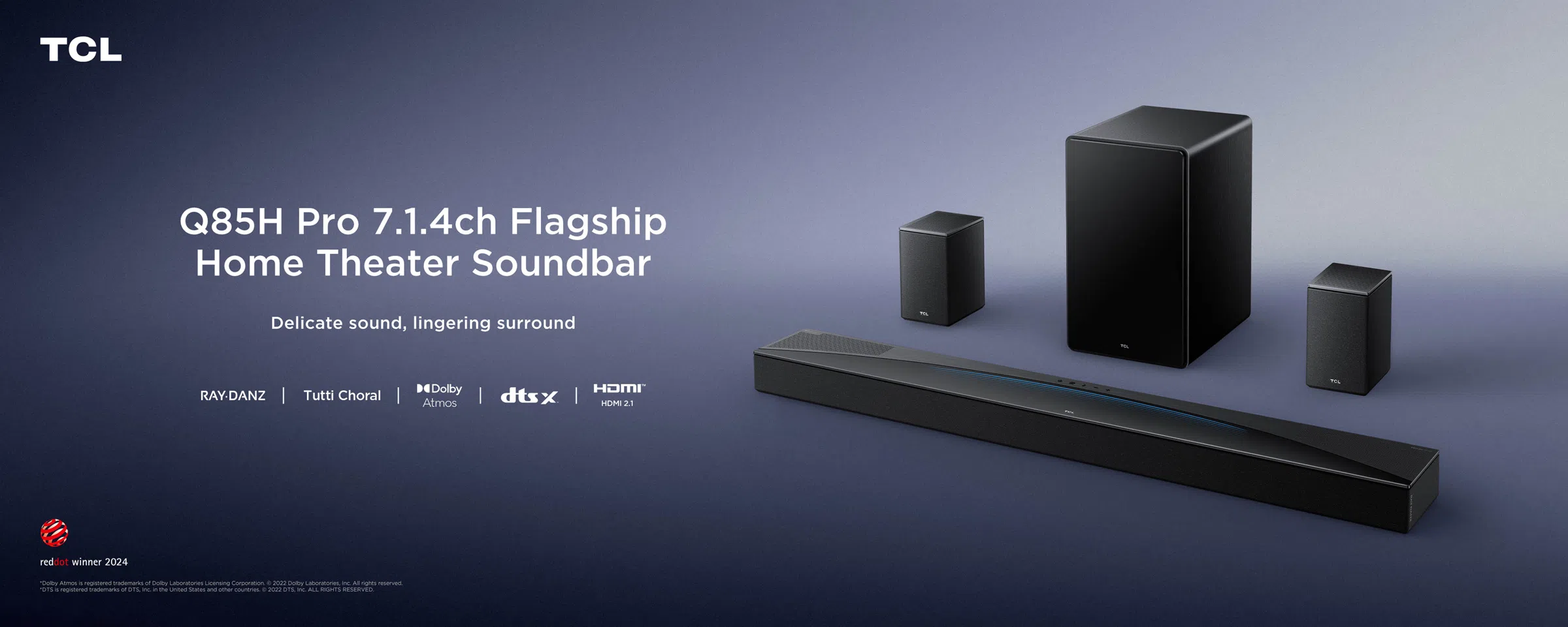 Vision Plus VP2111SB 2.1 CH 240 WATTS SoundbarVision Plus VP2111SB 2.1 TCL Q85H Soundbar Banner