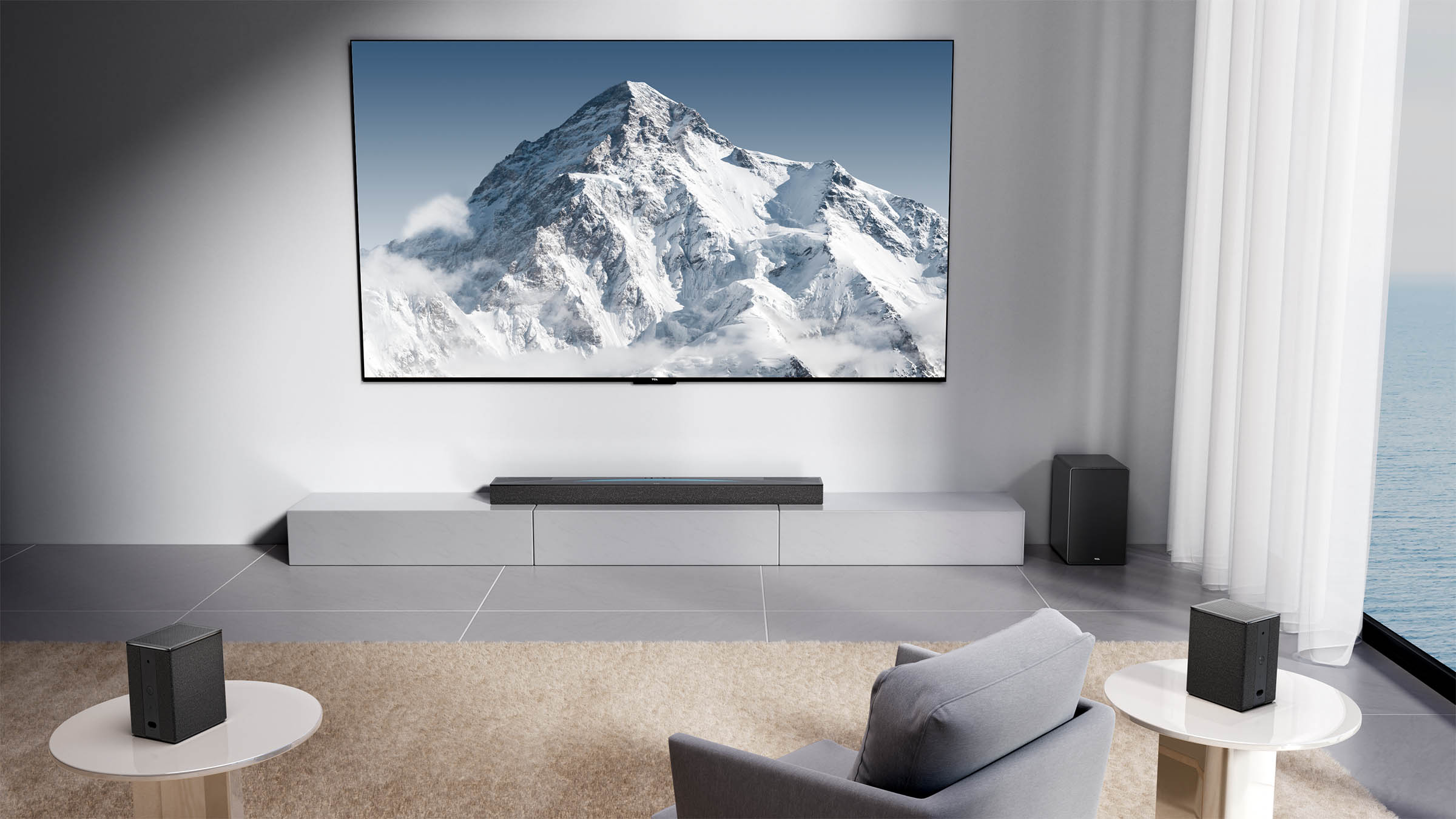 TCL Q85H Soundbar Scene diagram