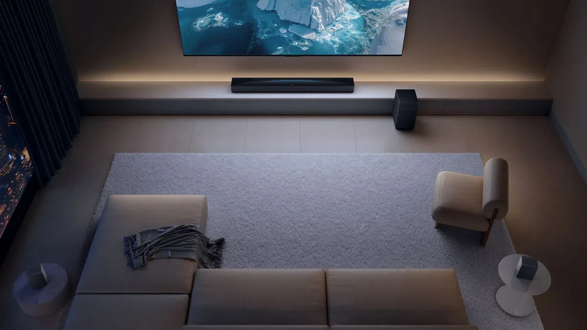 TCL Q85H Soundbar Scene diagram