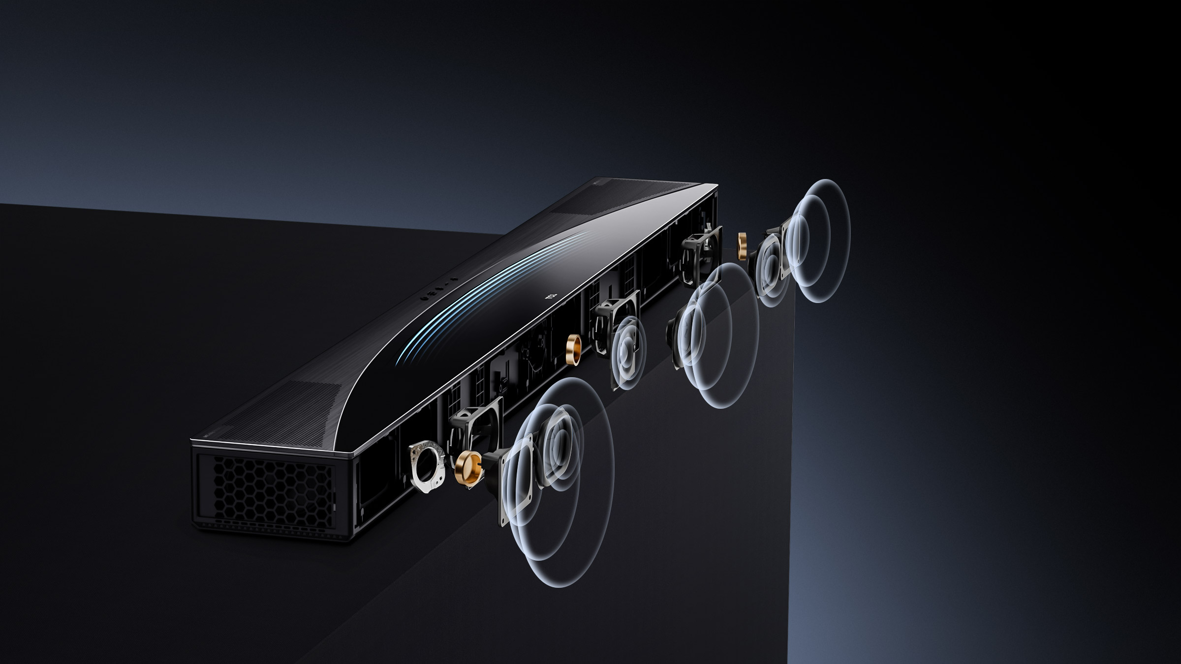 TCL Q85H Array-type vocal enhancement unit