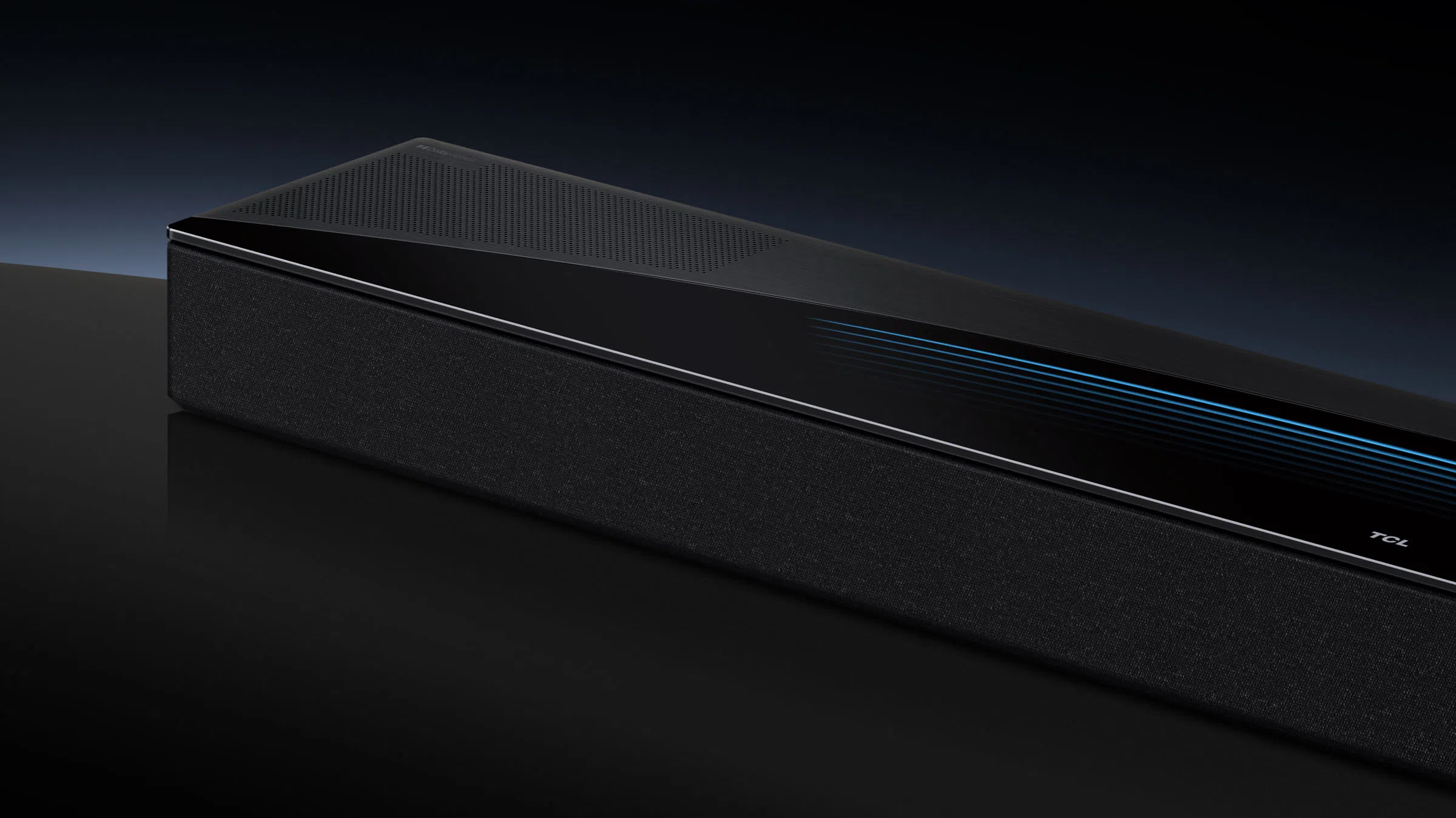 Q85H Soundbar Black crystal glass