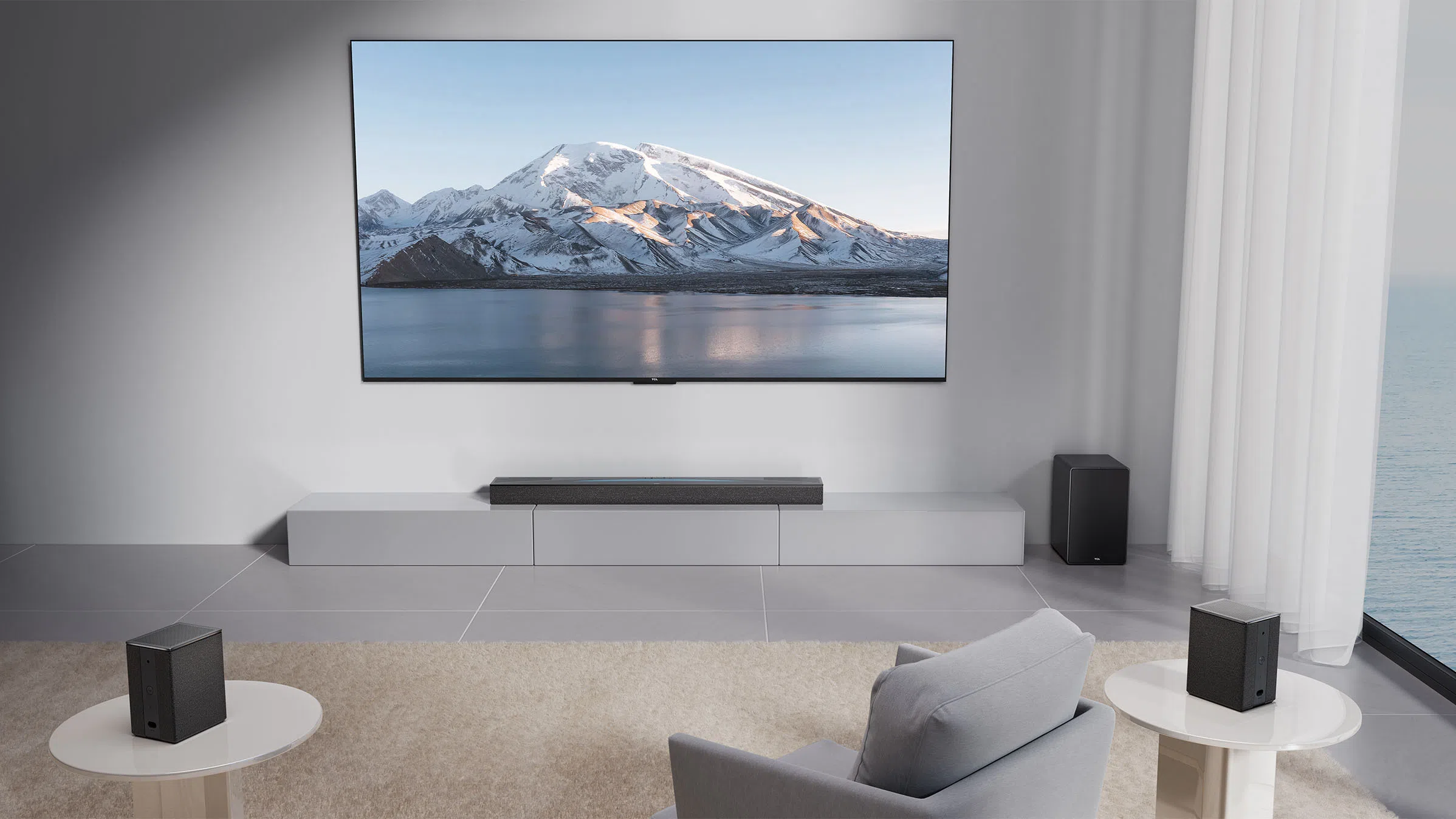 TCL Q85H Soundbar Scene diagram