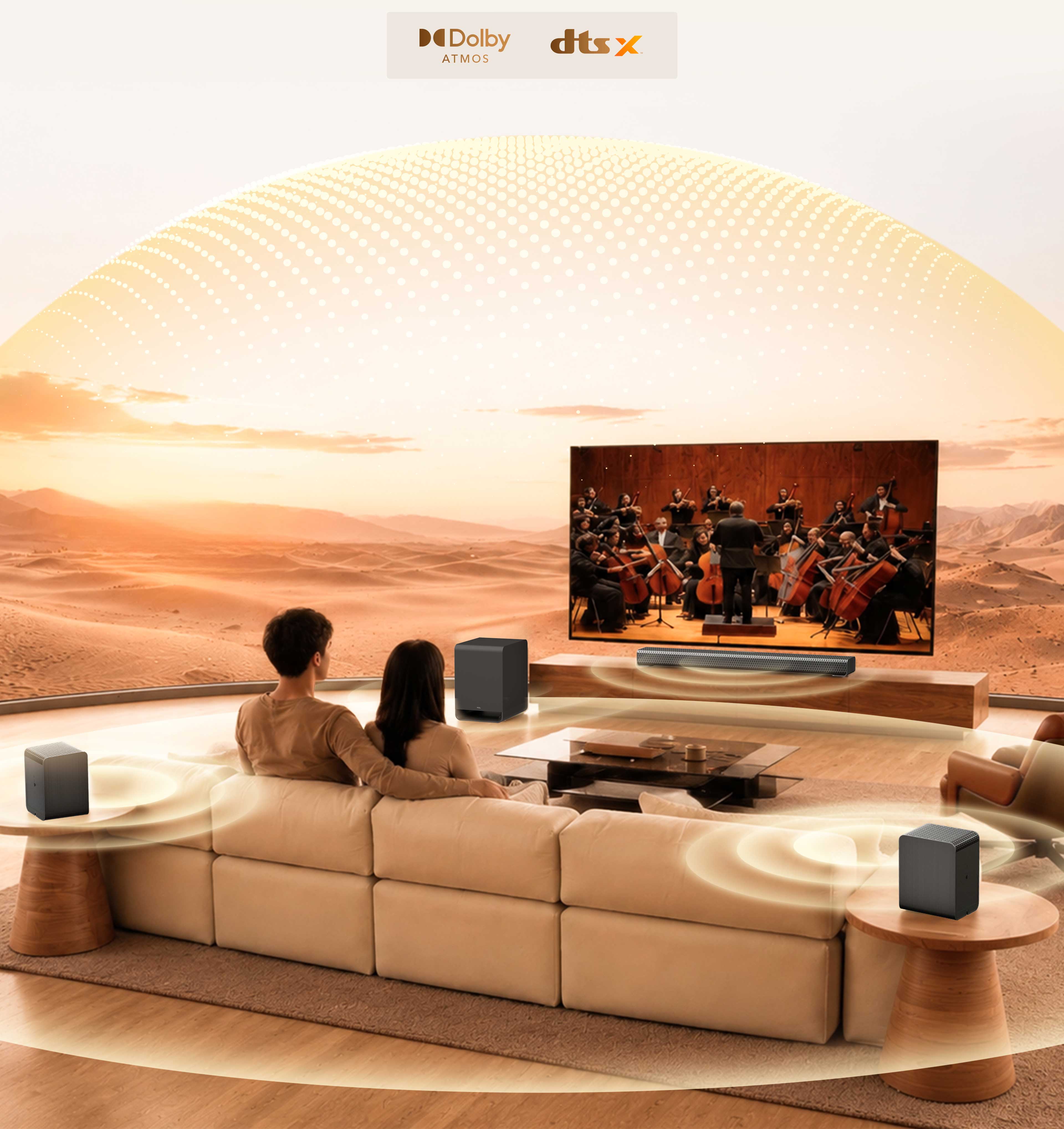 TCL A65K with three-way acoustic design