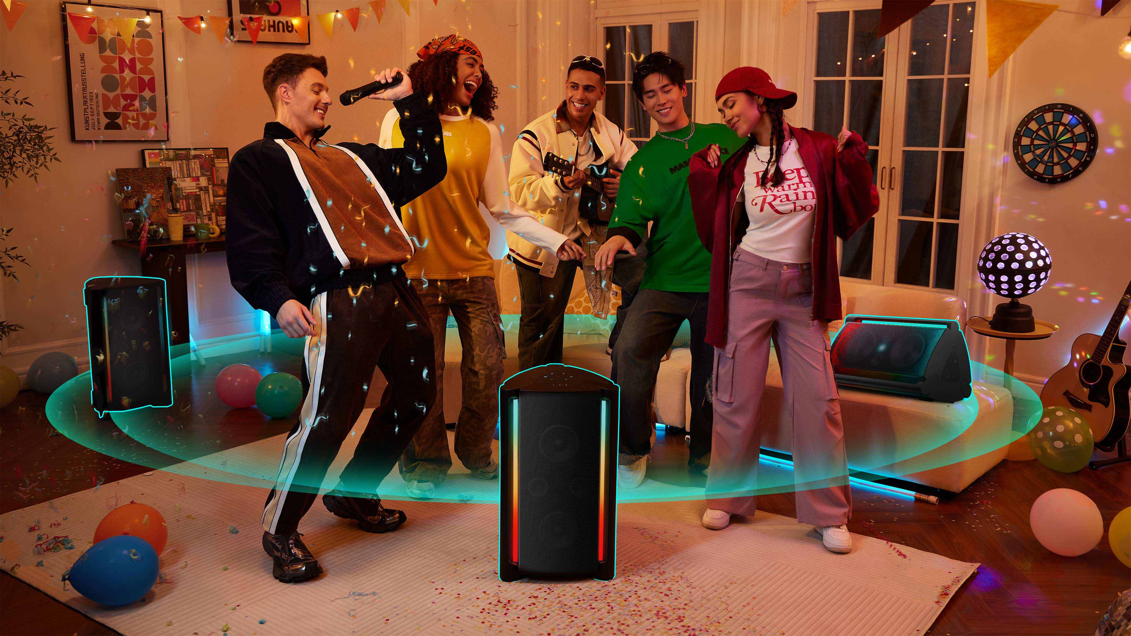 TCL TP200K Party Speaker with Dynamic Range Boost Algorithm