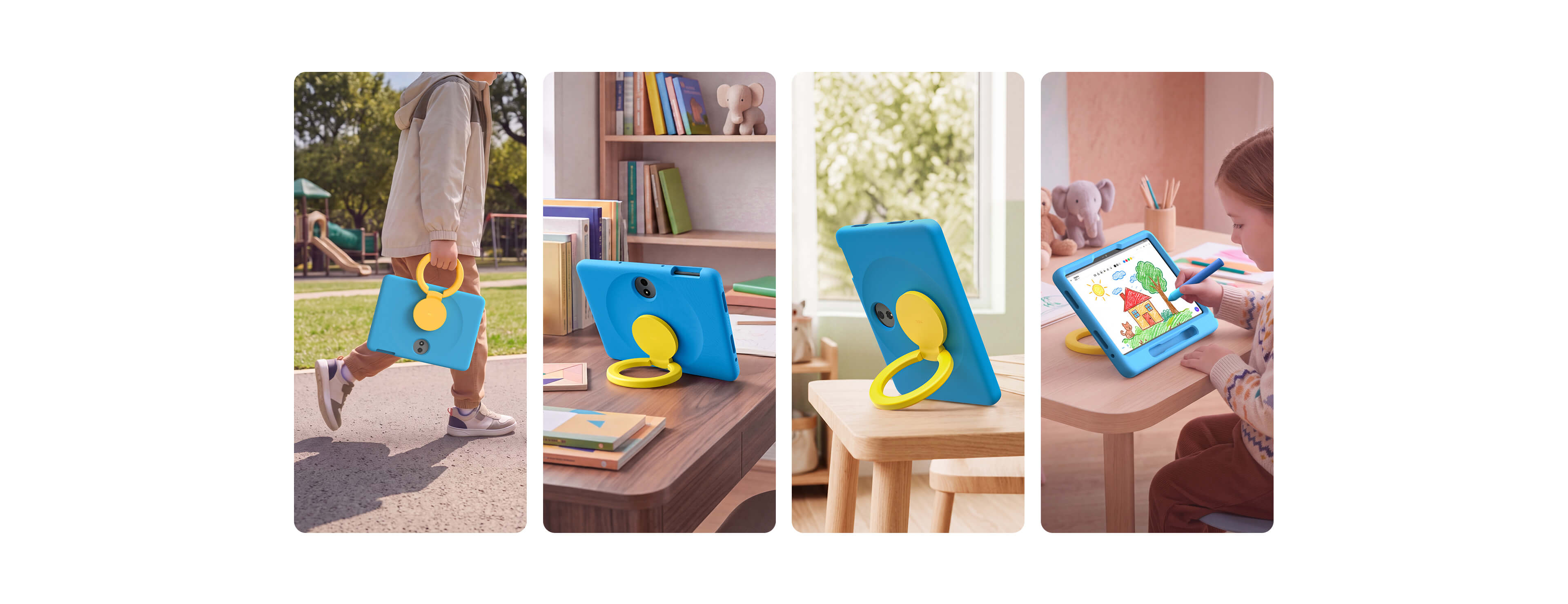 TCL Kid-Proof Case  with Rotating Handle & Stand for Every Activity