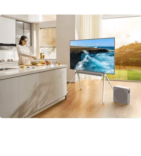 Can move the TV to dining room