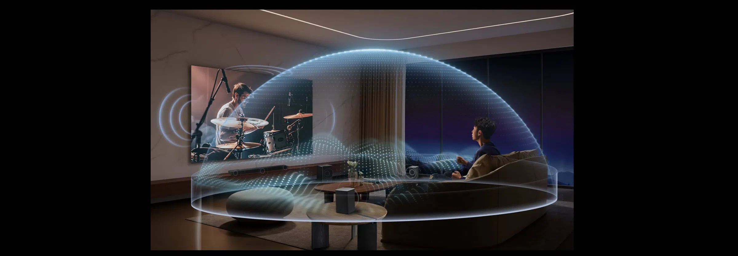 TCL A400M 4K TV Wide sound Cinema-level experience