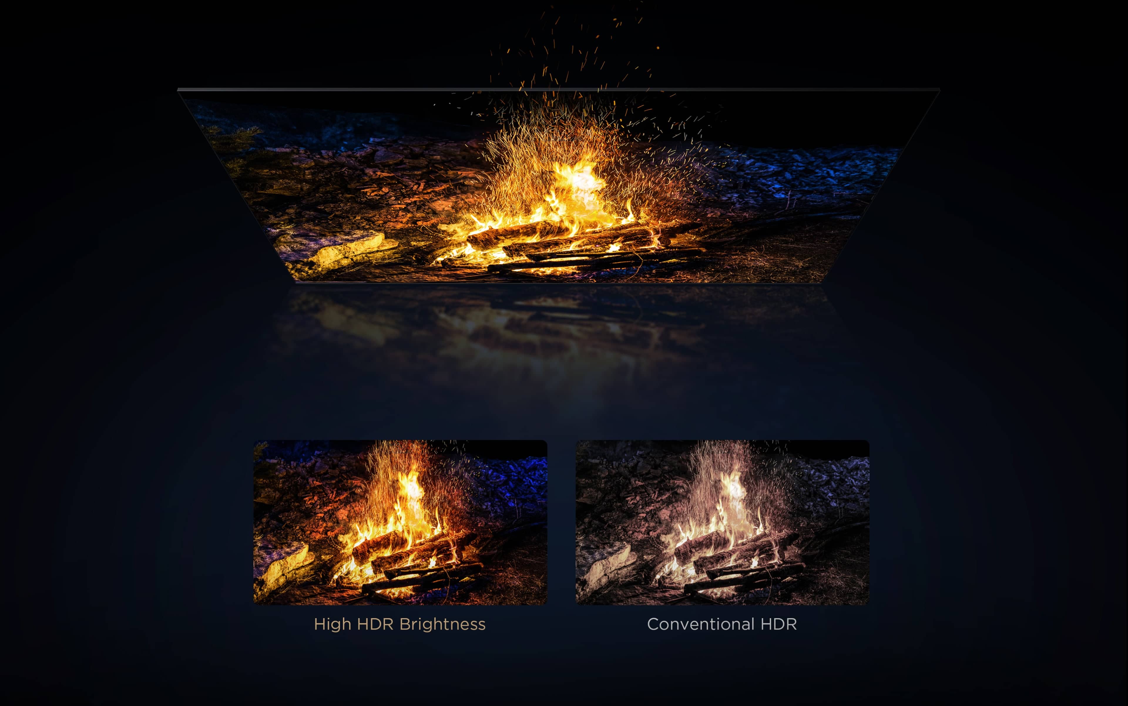 乐竟体育 A400M Premium QD-MiniLED TV with High HDR Brightness