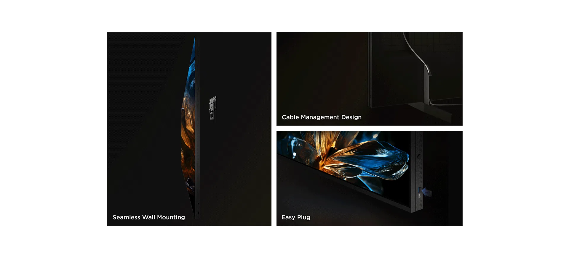 легко монтируется на стену