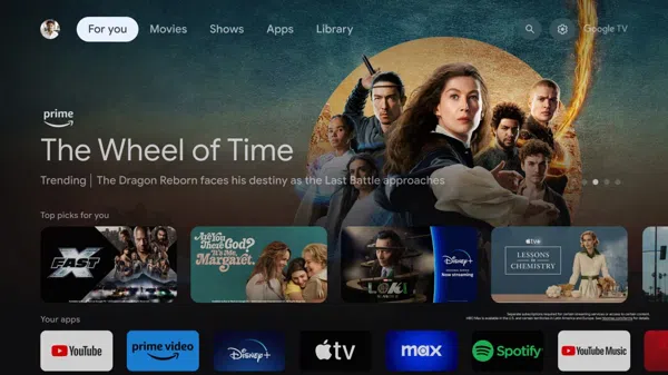 C655 Pro TV Google TV