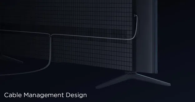 75c6k premium qd-miniled tv TCL C6K with cable management design