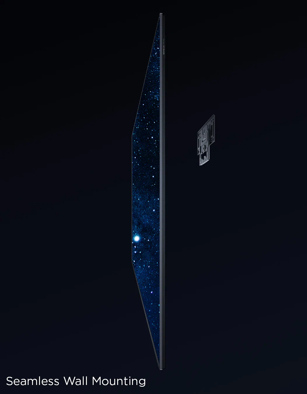 עיצוב דק במיוחד, מותקן על הקיר בצורה חלקה