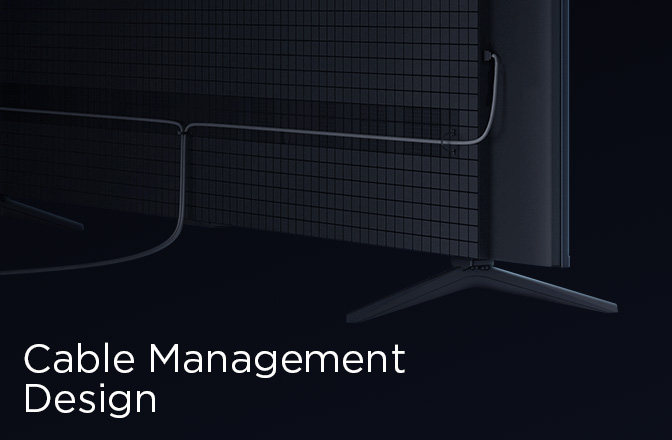 TCL C6KS with cable management design