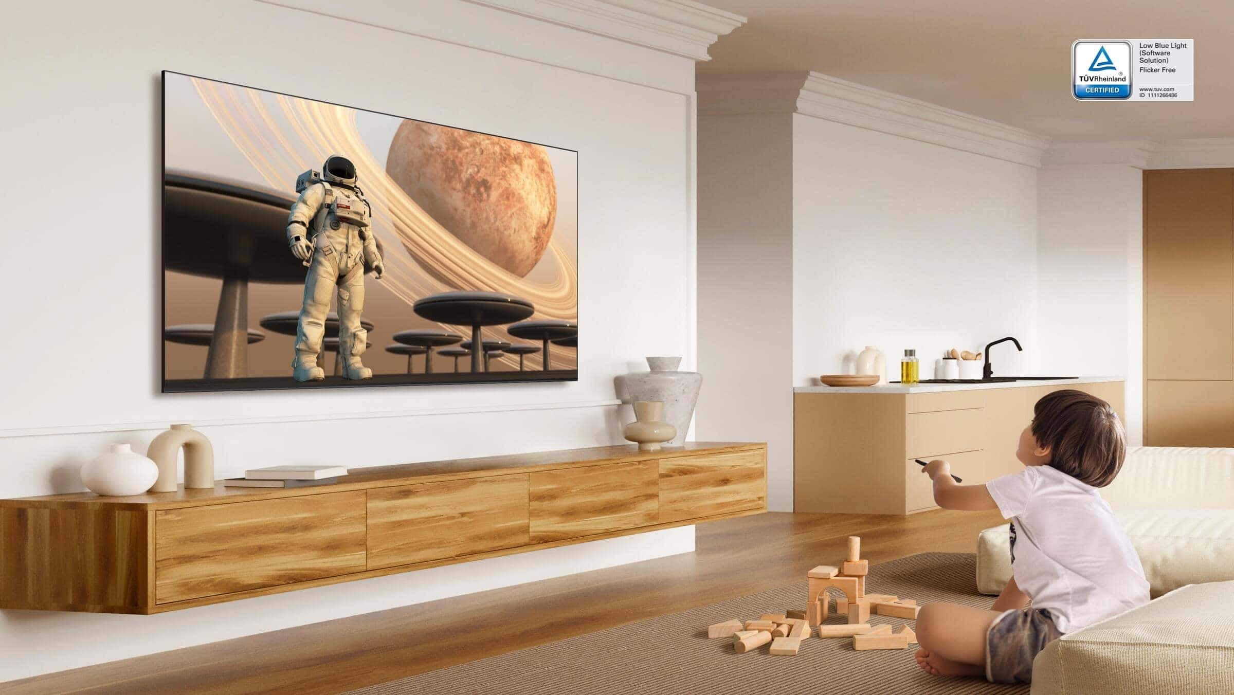 TCL C745 QLED TV Take Care Eyes