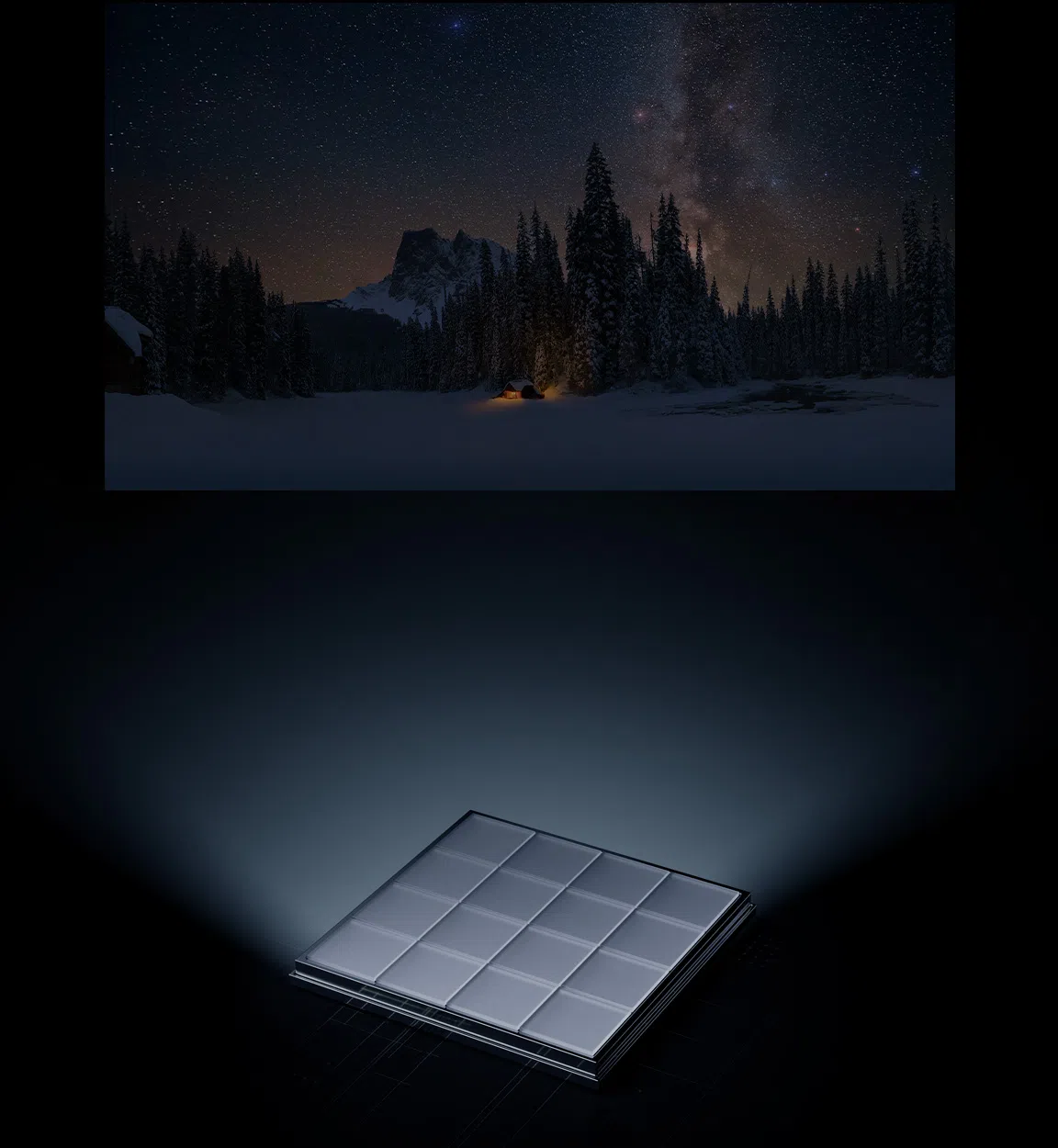 conventional light emitting chip.jpg?t=1737352020065&w=576&webp=true&dpr=1 TCL 115 Inch Premium QD-Mini LED 4K Smart TV (115C7K) ALD Corrosion-resistant Technique