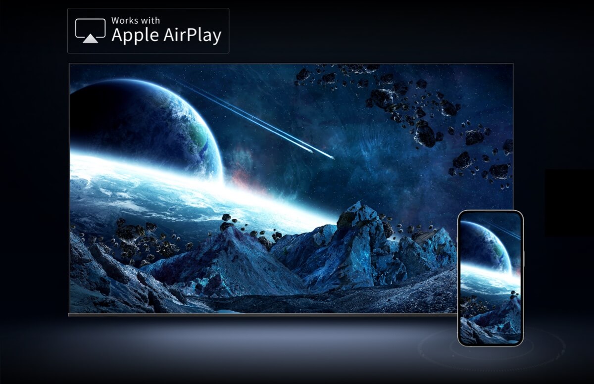 TCL C845 TV Conecta con AirPlay