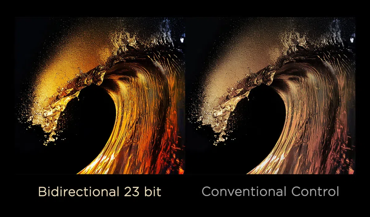 Bidirectional 23 bit precision control technologyטלוויזיה חכמה C8K Premium QD-MiniLED מבית TCL