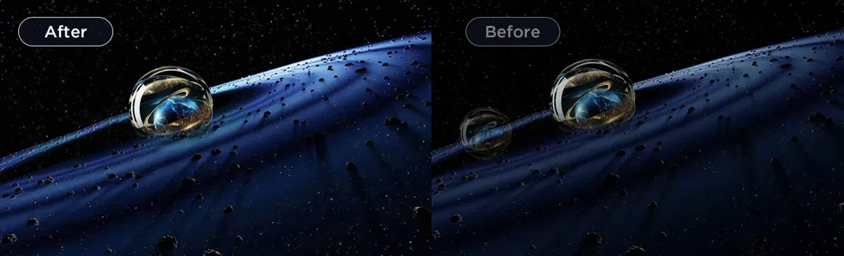 C8K TV-transient response  prevent dark shadows,
