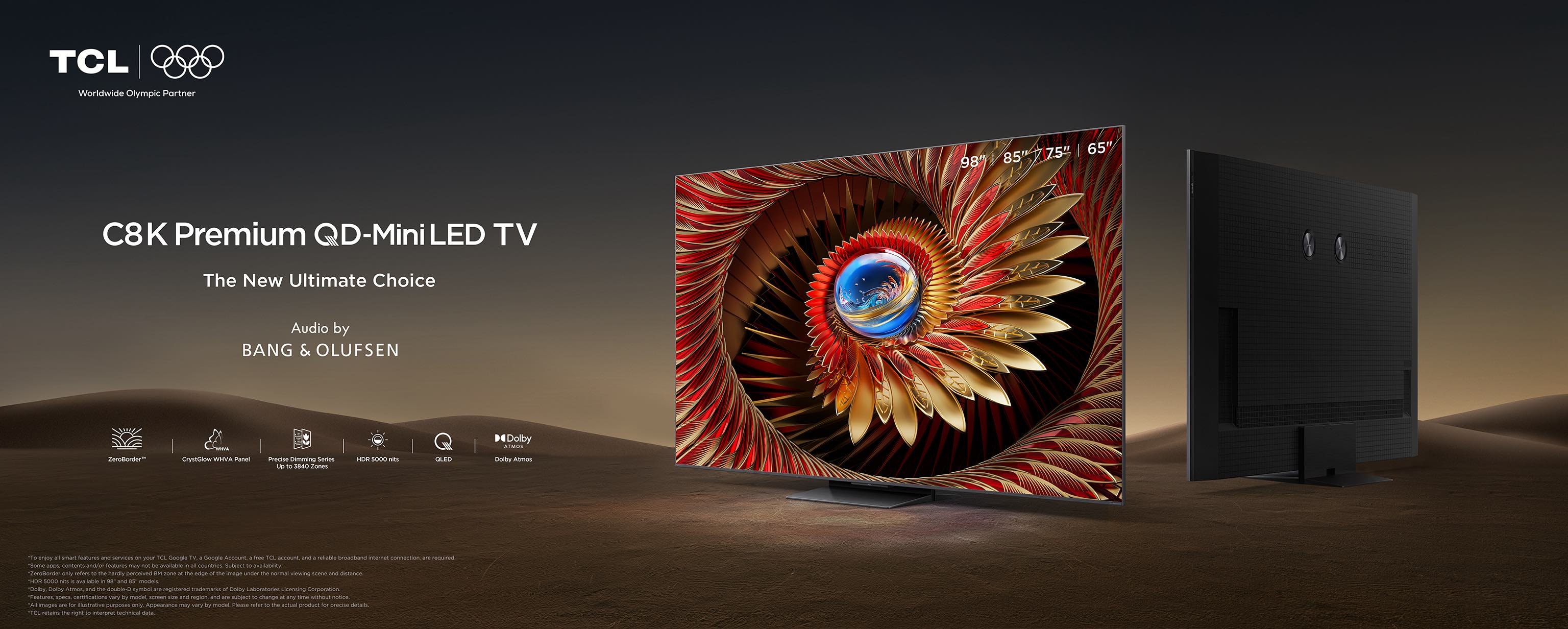 TCL C8K-98 Inch Premium QD-MiniLED TV 