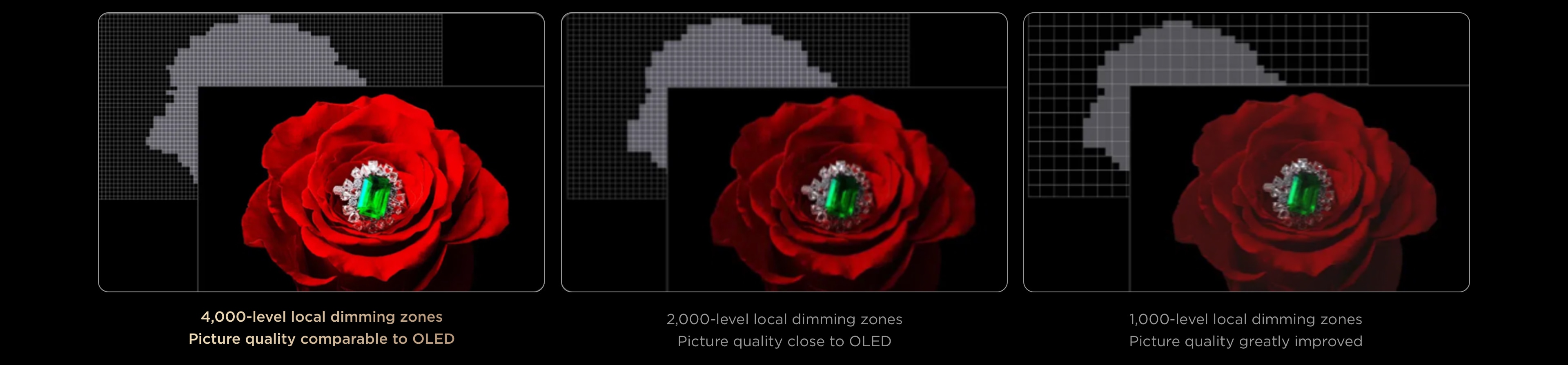 SQD-Mini LED More Dimming Zones