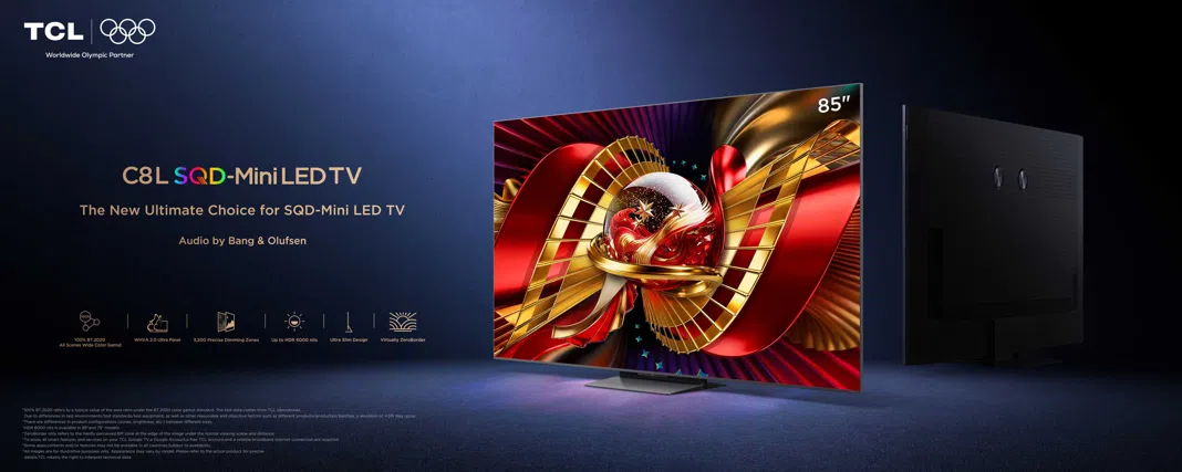 TCL 65C8L 65 Inch SQD-Mini LED TV | Kulan Electronics