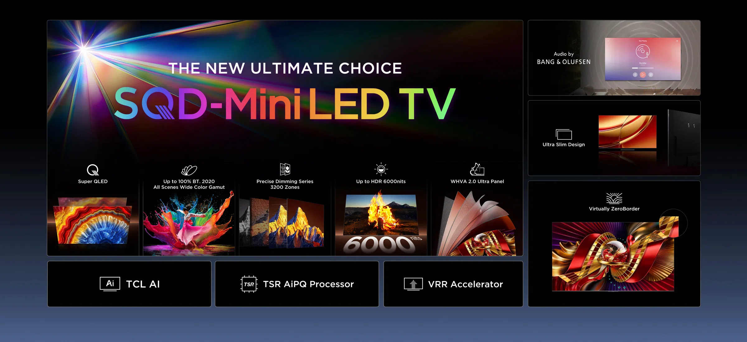 TCL C8L SQD-Mini LED TV - New Ultimate Choice