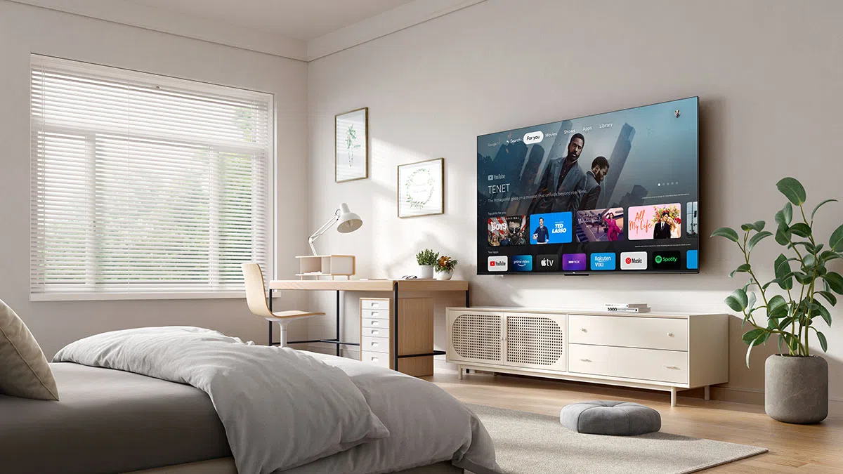 TCL 4K UHD Дисплей Google TV Lifestyle Display