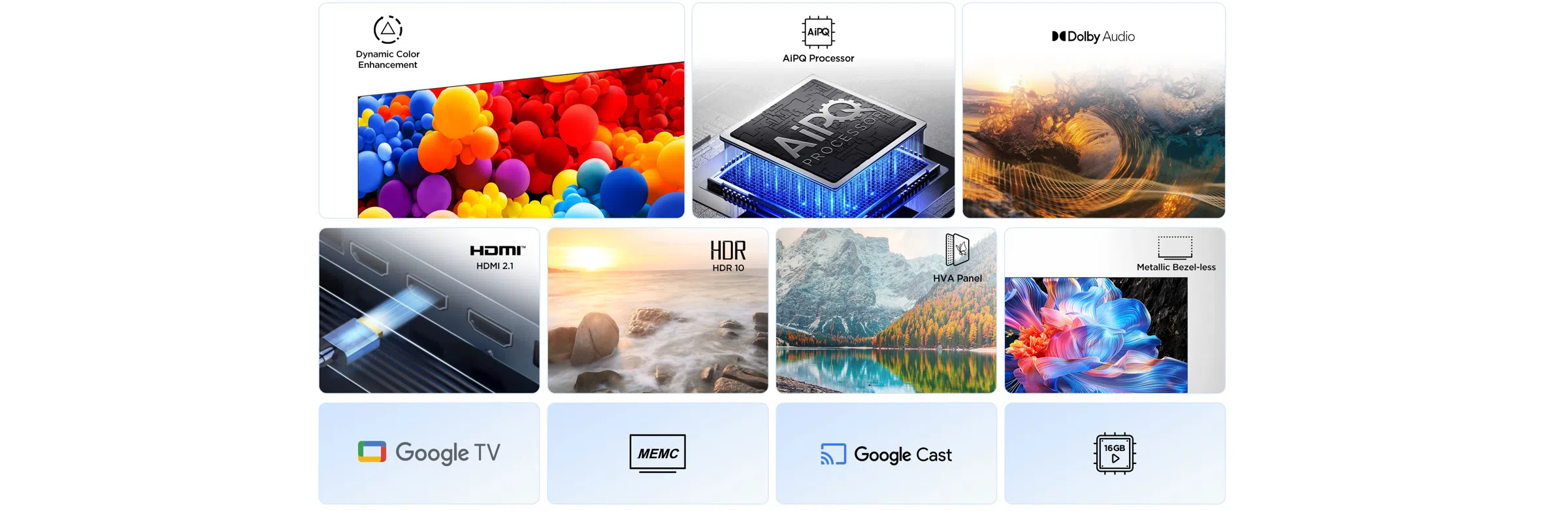 TCL 55Inch Smart TV Black 55P6K