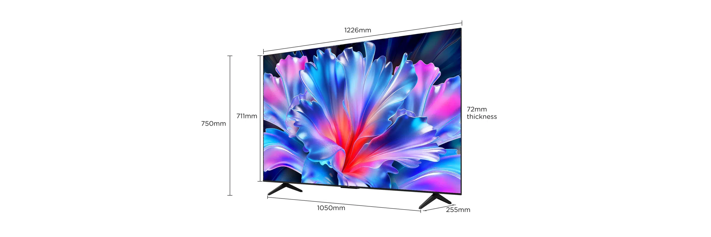 55 inch TCL P7K 4K HDR TV