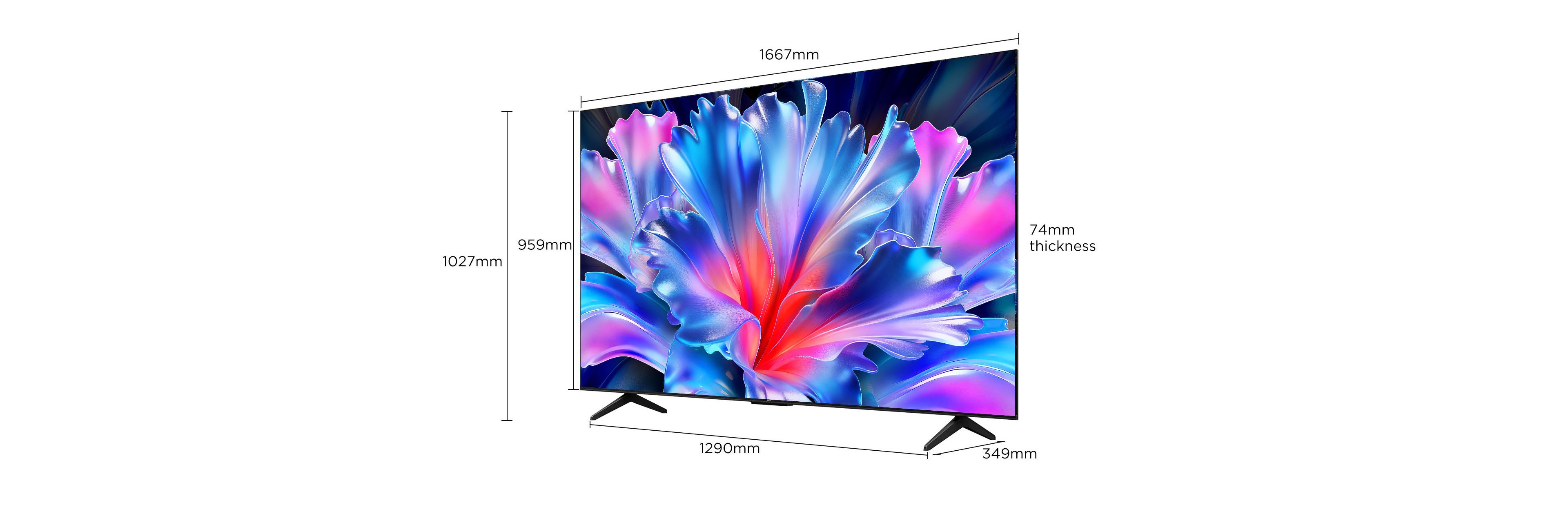 85 inch TCL P7K 4K HDR TV