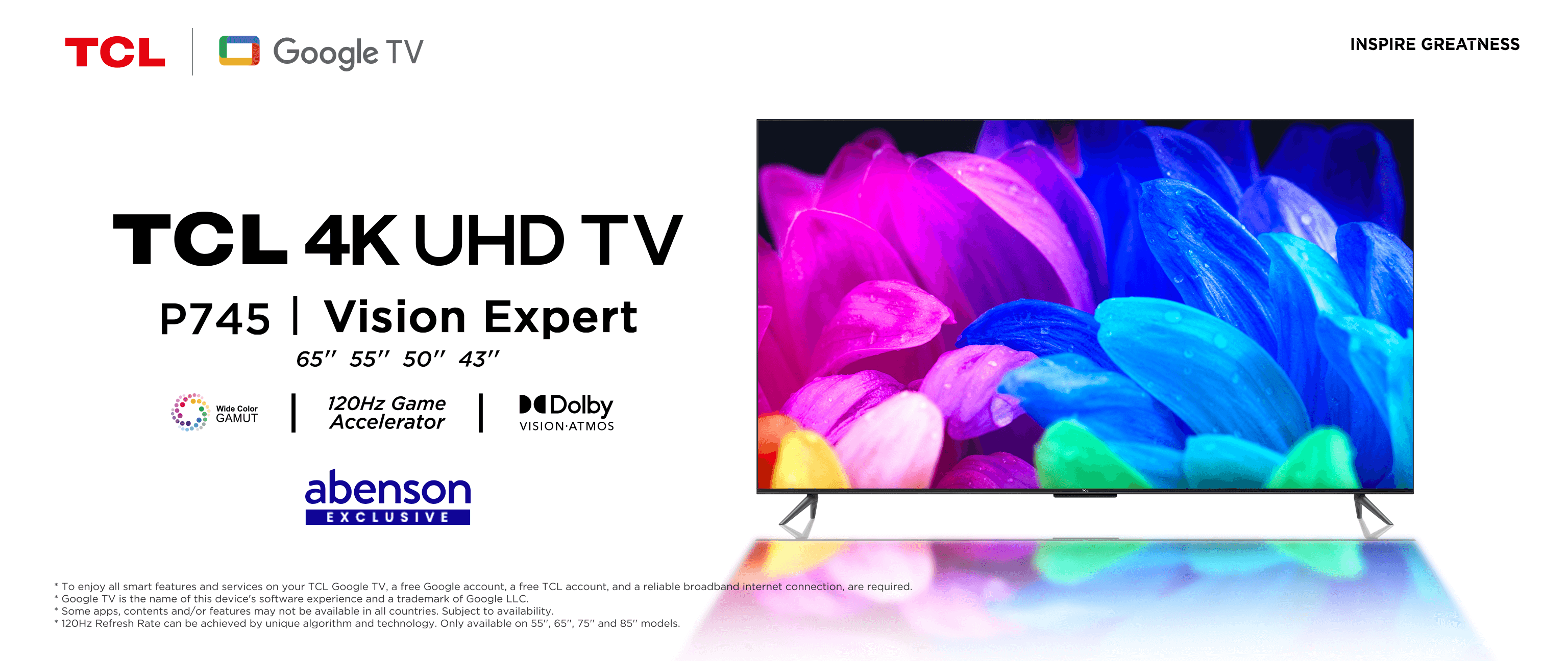 TCL P745 4K UHD TV