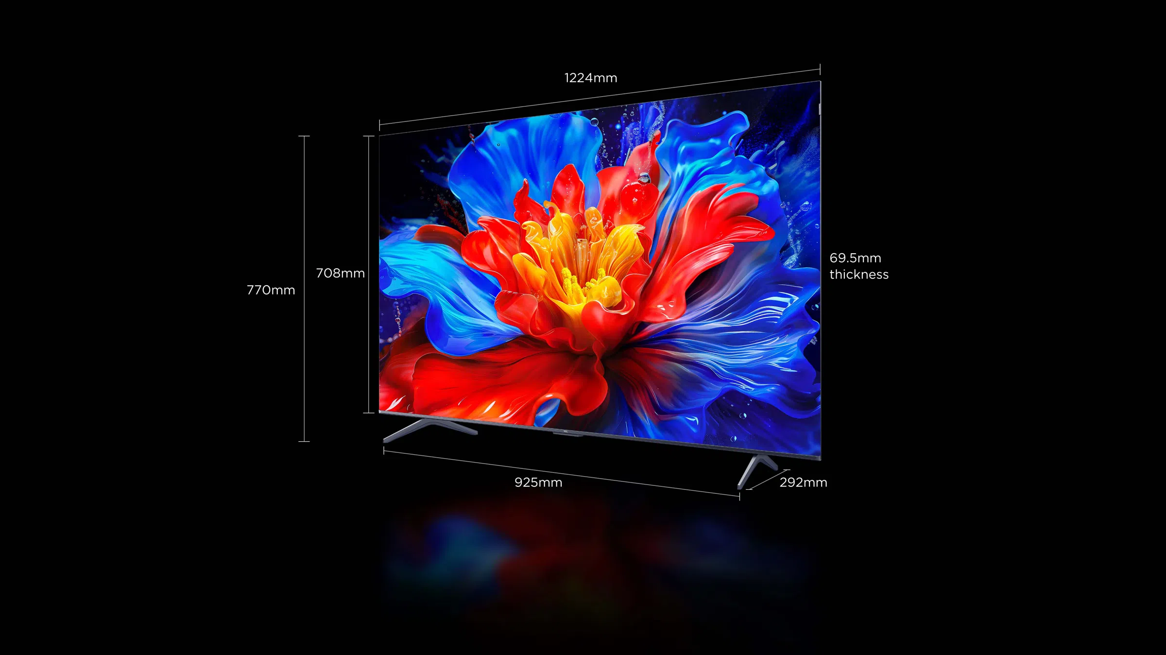 55 inch TCL P6K 4K HDR TV