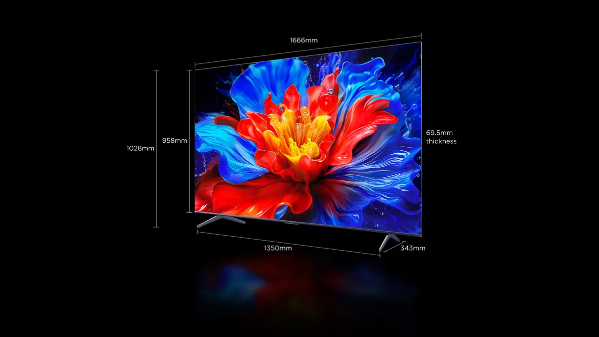 75 inch TCL P6K 4K HDR TV