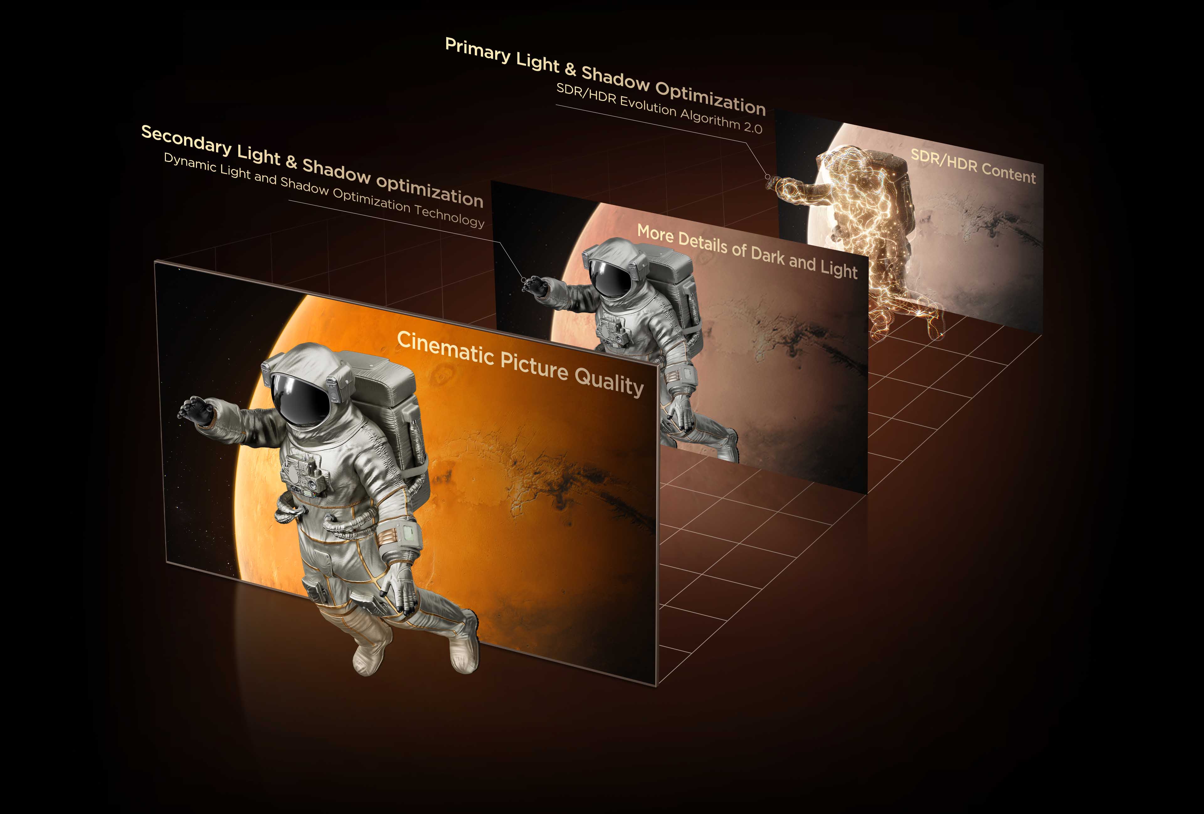 TCL QLED utilizes Colorful Quantum Crystals