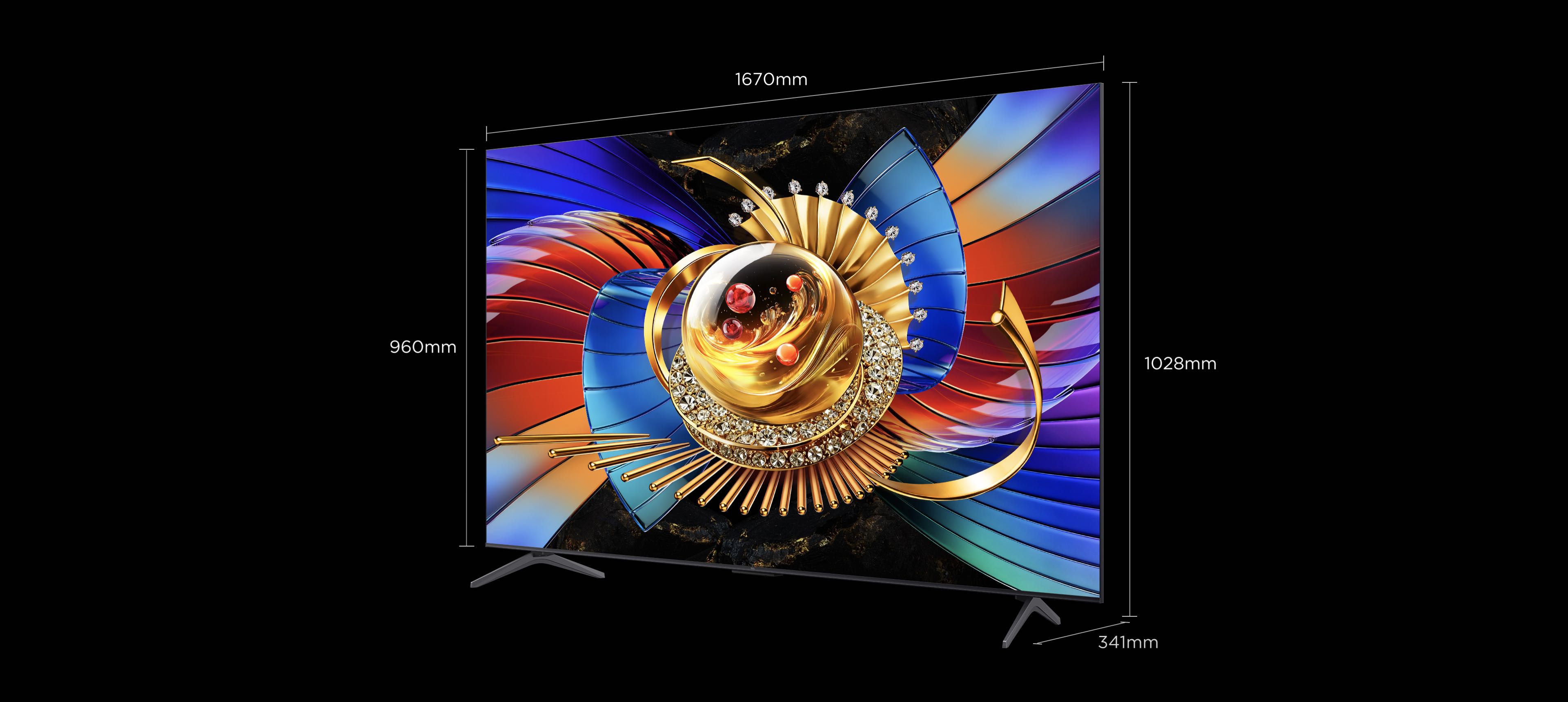 85 inch TCL P7K 4K HDR TV