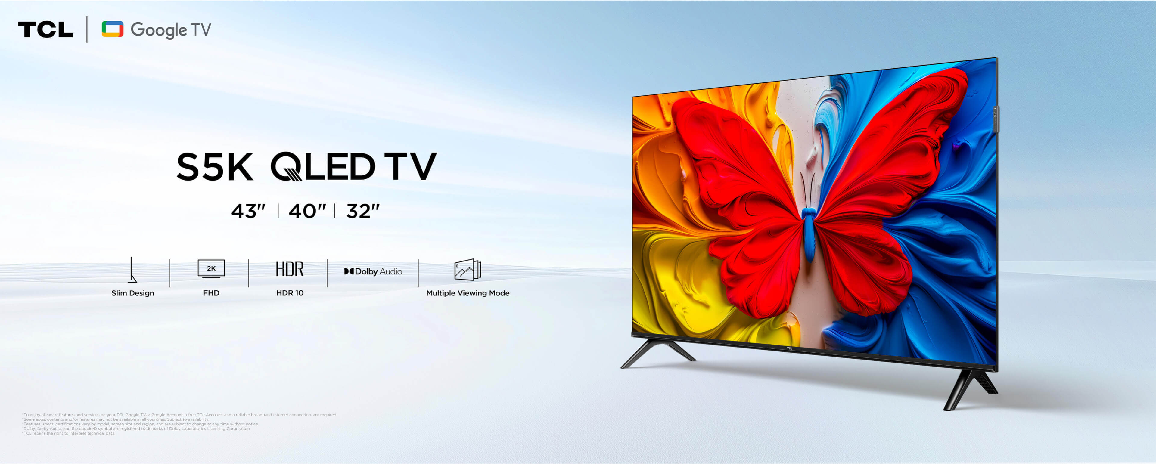 TCL P635 4K UHD Google TV banner