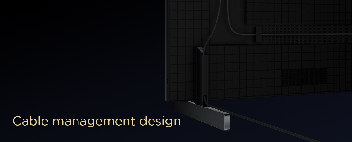 TCL X11K with cable management design
