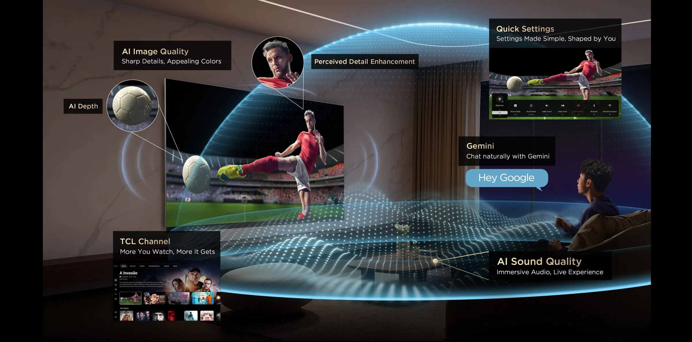TCL QLED utilizes Colorful Quantum Crystals
