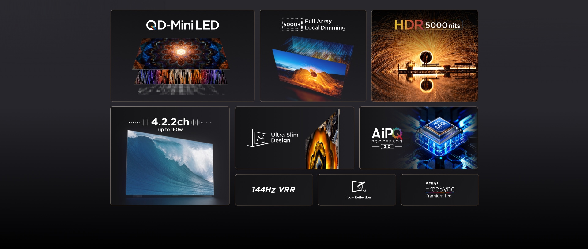 Телевизор TCL X955 Premium QD-Mini LED 4K 