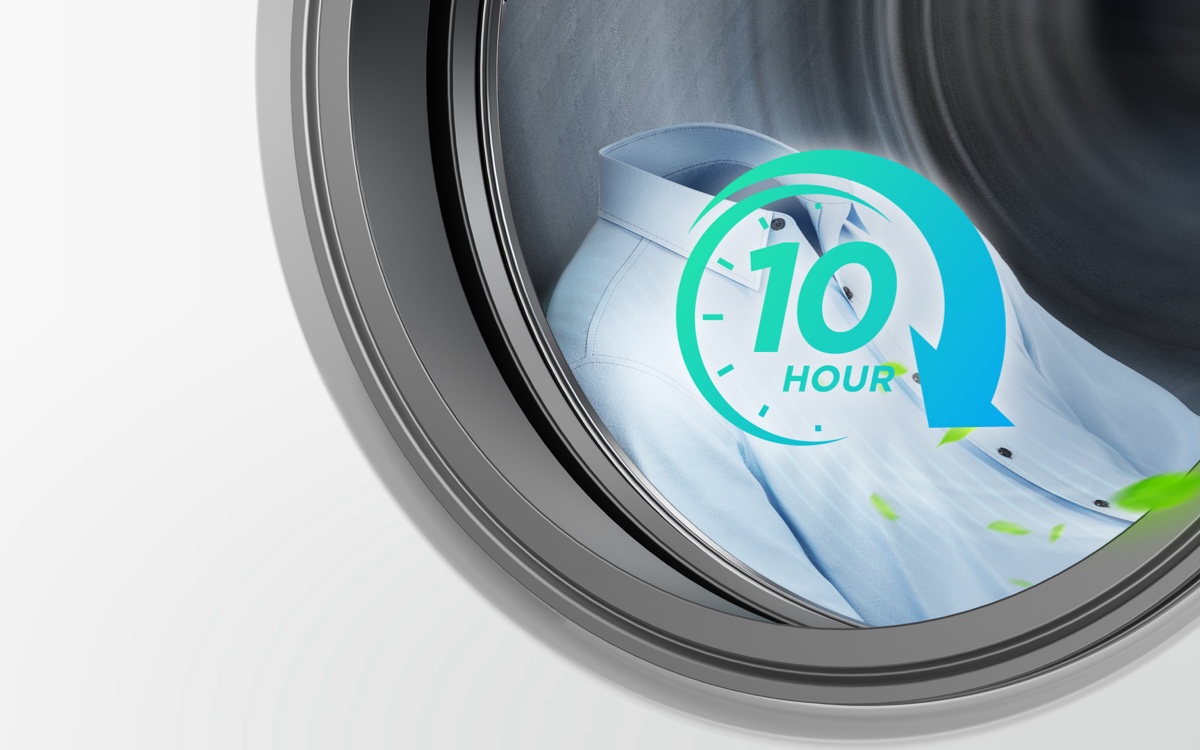 Keep your garments uncreased even if you forget to unload